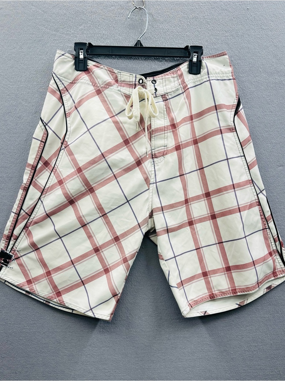 O'Neill Board Shorts mens Size M 34 Plaids  Drawstring Swim Trunks Beach Surfing